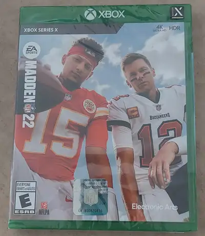 New/sealed Madden 22 XBOX series X video game, $10, View more