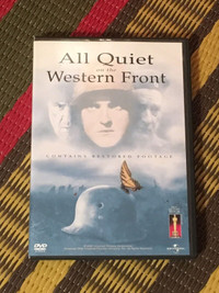 All Quiet on the Western Front WWI DVD 