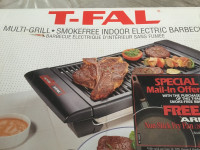 T-FAL BBQ Multi Grill, Smokefree, electric indoor/outdoor