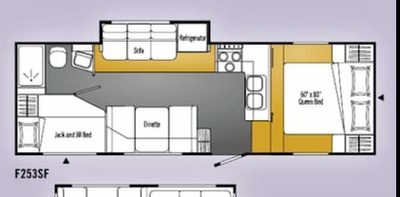 Solid Canadian‑built 2008 Triple E topaz T282SF XL, 29’ bunkhouse trailer extended‑season features....