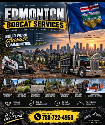 BOBCAT- SKIDSTEER / EXCAVATOR / LANDSCAPING, View more