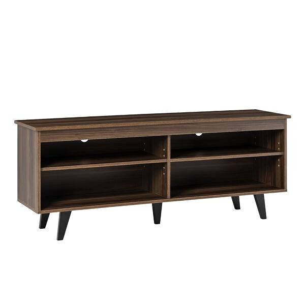 Dark Walnut TV Stand with Four Shelves in TV Tables & Entertainment Units in Mississauga / Peel Region - Image 3