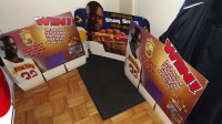 3 SHAQ NBA ITEMS BUNDLE DEAL/3 MR.BIG POSTERBOARDS 1990/S