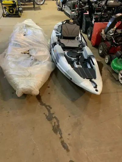 I'm excited to offer a brand new, high-quality fishing kayak, the Titan 2 DLX. It's a 10-foot kayak...