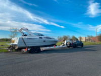 OntarioWide Hydraulic boat trailer services and marine transport