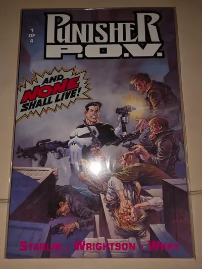 The Punisher P.O.V. 1of4 Marvle Comics Magazine Novel Thick Book, View more