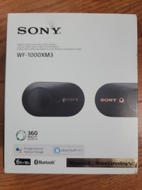 Sony wireless earbuds wf-1000xm3 