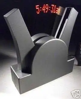 NEXXTECH - GREY LED MOTION CLOCK. Customizable., View more