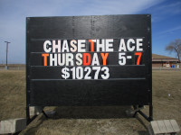 CHASE THE ACE RIVERCREST MOTEL WEST ST. PAUL THURSDAY $10,273.