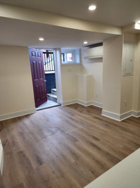 Completely renovated two bedroom basement apartment