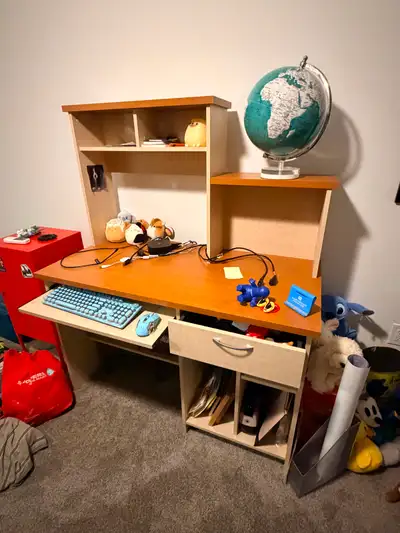 Computer Desk with Hutch, View more