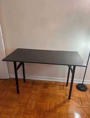 Minimalist Black Folding Desk, View more
