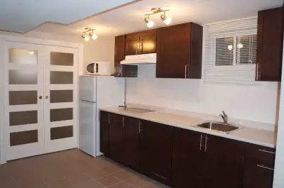 - Stunning, Clean, Shiny New One Bedroom Basement Apartment in Willowdale, North York, within walkin...