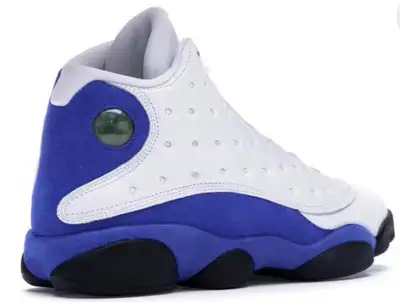 Jordan 13 White Hyper Royal Black, View more