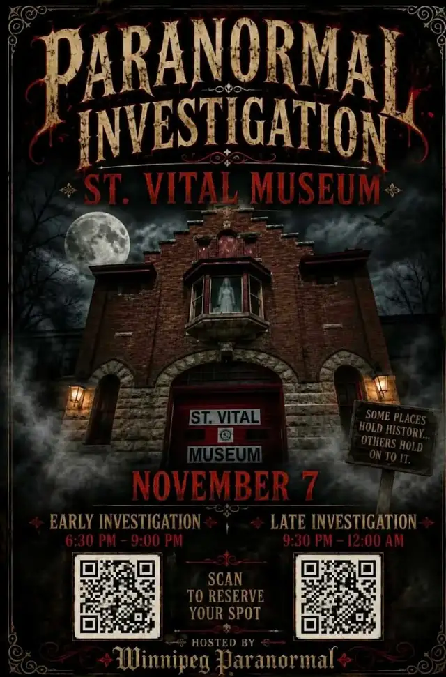 Paranormal Investigation at St Vital Museum