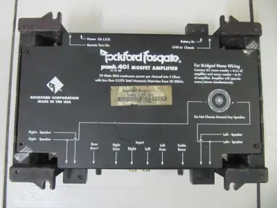 Vintage Rockford Fosgate Punch 40i DSM Mosfet Amp Circa 1990s, View more
