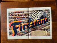 Firestone Tire ad from the Literary Digest Nov 9, 1929