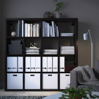 IKEA Kallax 4x4 Black Bookcase - BRAND NEW in box