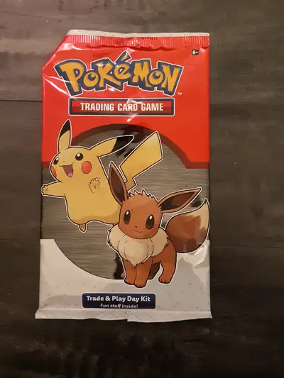 Rare sealed kit from 2019. Includes a 3-card booster pack, coin and activity sheets.