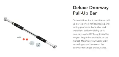Deluxe Doorway Pull-Up Bar, View more
