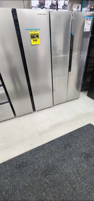 Hamilton Beach Side by Side Refrigerator, 33" Width $525, View more