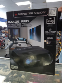 *NEW*Monster Vision Pro 720P LCD Projector @ Cashopolis!