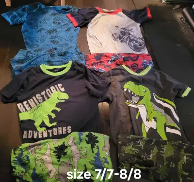 Boys size 7-8 pjs lot, View more