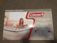NEW in box    Coleman  raised  air  mattress