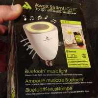 AWOX StriimLight LED with Bluetooth Speaker