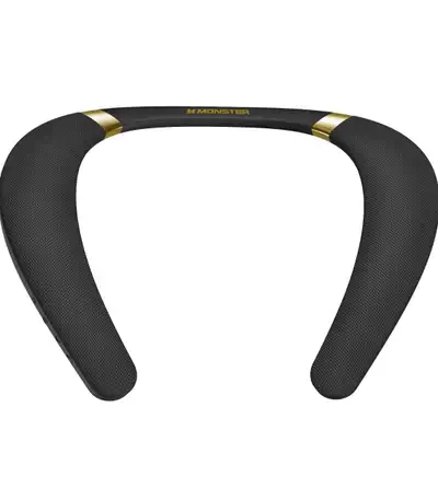 New Neuf Monster Boomerang Enceinte tour de cou Bluetooth sans fil, haut-parleur léger et portable a...