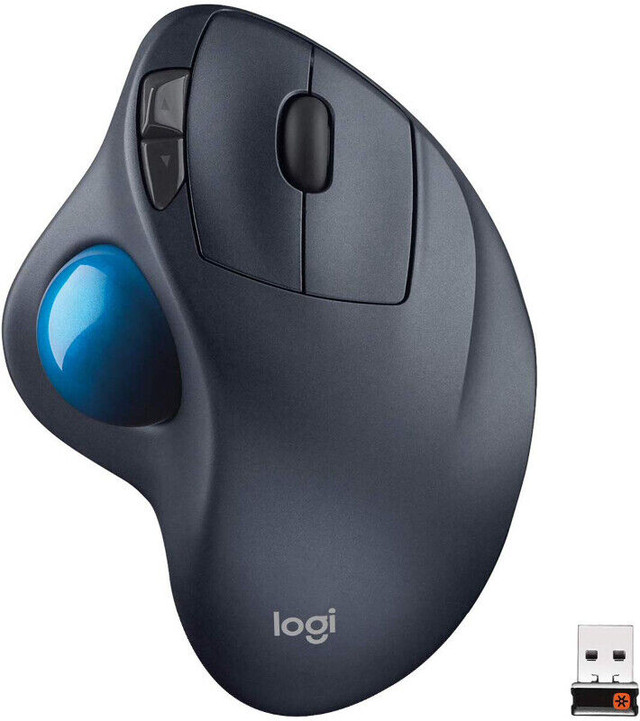 LOGITECH M570 WIRELESS LASER USB RF TRACKBALL (BRAND NEW) in Mice, Keyboards & Webcams in Moncton