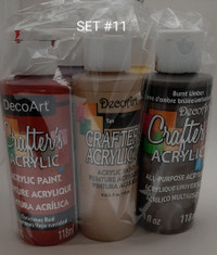 PAINT SET - ACRYLIC PAINTS - 4oz BOTTLES