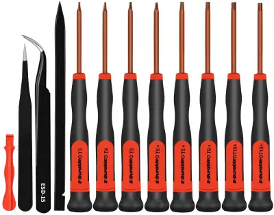 E·Durable Torx Screwdriver Set T3 T4 T5 T6 T8 T9 T10 T15 Magneti, View more