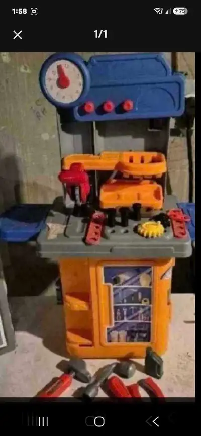 Kids Tool cart Workbench, View more