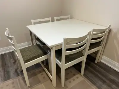 Table and chairs solid wood, View more