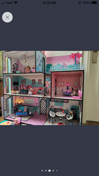 LOL Surprise Doll House all pieces