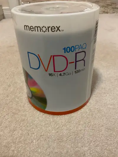 100 DVD-R MEMOREX, View more