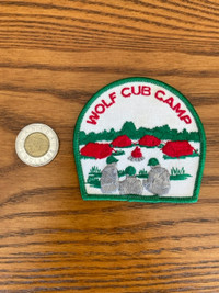 Vintage Wolf Cub Camp Patch