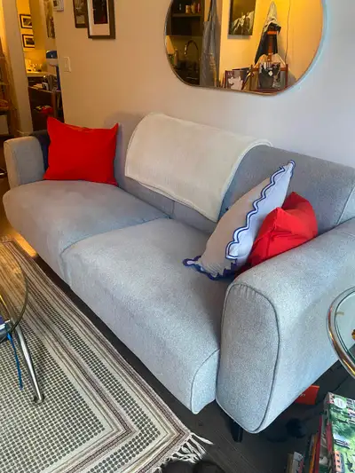 Moving Out Sale - Grey Structube Couch, View more