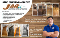 Professional hardwood floor refinishing