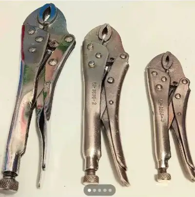 Mastercraft Locking Pliers Set of 3 Different Sizes, View more
