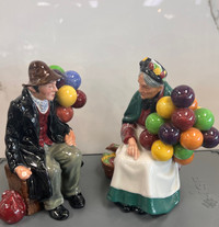 Royal Doulton Balloon Man and The Old Balloon Seller