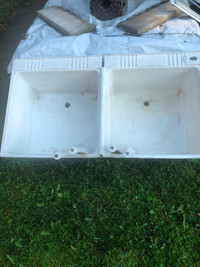 Used - White Utility Sink Laundry Tub