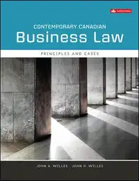Contemporary Canadian Business Law 12E +AC Willes 9781260333091