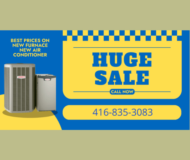 Springtime Deal On Air Conditioners or Furnaces in Heating, Cooling & Air in Brantford