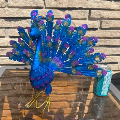 Metal Peacock garden decor, View more