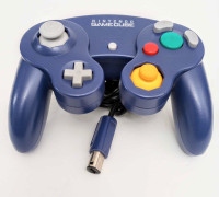  Nintendo GameCube Wired Controller,  Indigo (purple). MINT.  