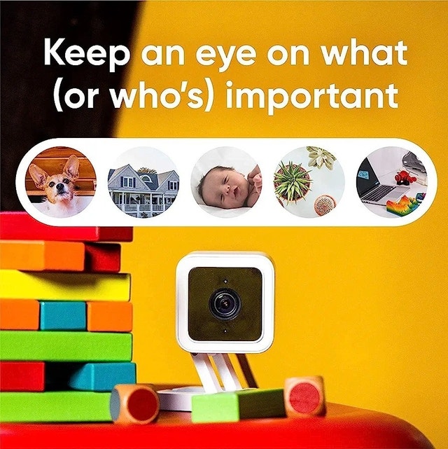 Wyze Cam v3 Wired Pet Camera for Cats & Dogs 2.4Ghz WiFi, Color