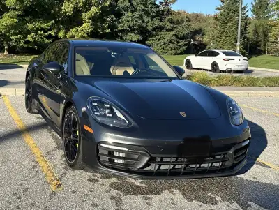2021 Porsche Panamera 4 E-Hybrid – Volcano Grey Metallic – Luxor Beige/Black Interior\\Experience th...