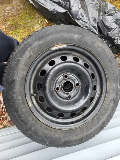 4 175/70 R14 winter tires on winter rims